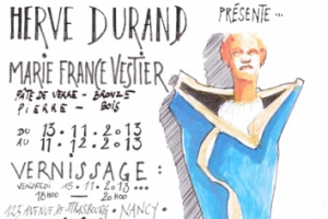 Marie-France Vestier et Alain Neveux expose du 13 novembre au 11 dÃ©cembre 2013 - Galerie Hervé Durand
