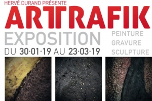 Artrafik expose du 30 janvier au 23 mars 2019 - Galerie Hervé Durand