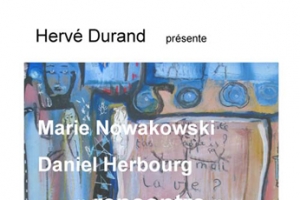 Marie Nowakowski et Daniel Herbourg expose 'Rencontre' du 5 septembre au 2 octobre 2013 - Galerie Hervé Durand